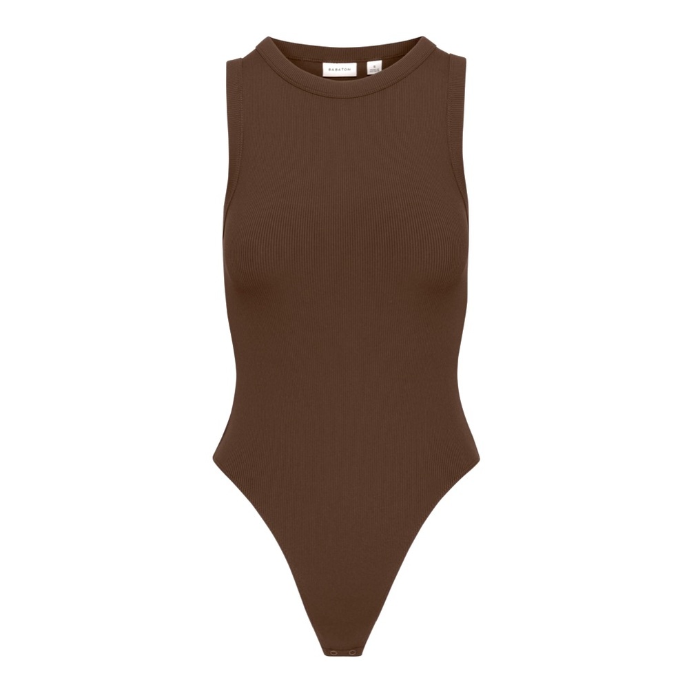 Aritzia Babaton Formarib Muscle Bodysuit Rich Mocha Brown NWT (just ordered!)